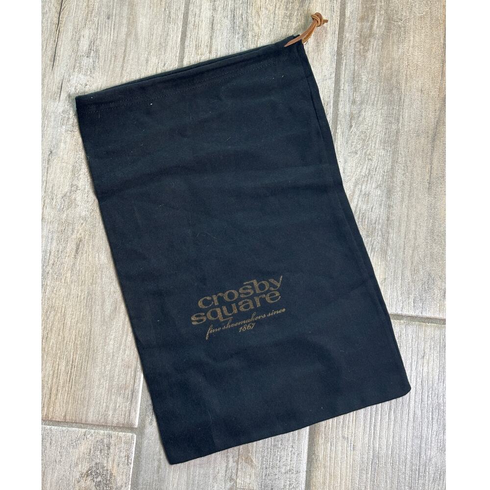 Crosby Square Men's Shoes Black Felt Dust Bag Closet Storage Travel Vacation